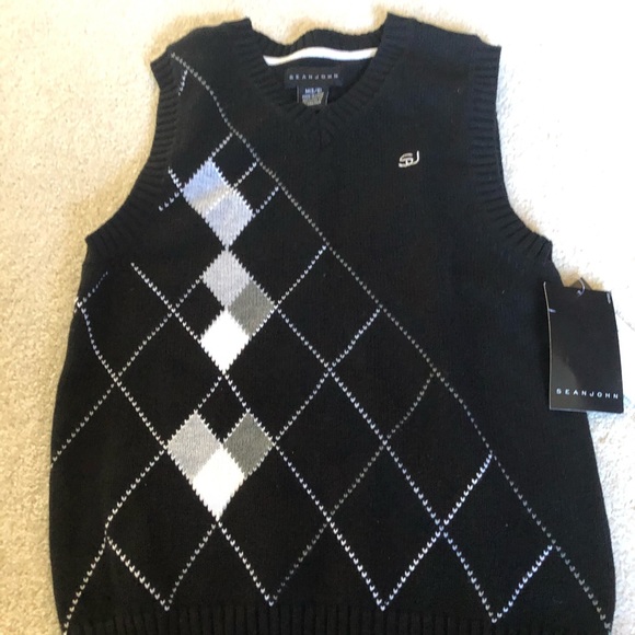 Sean John black vest size M (5-6) - Picture 1 of 4